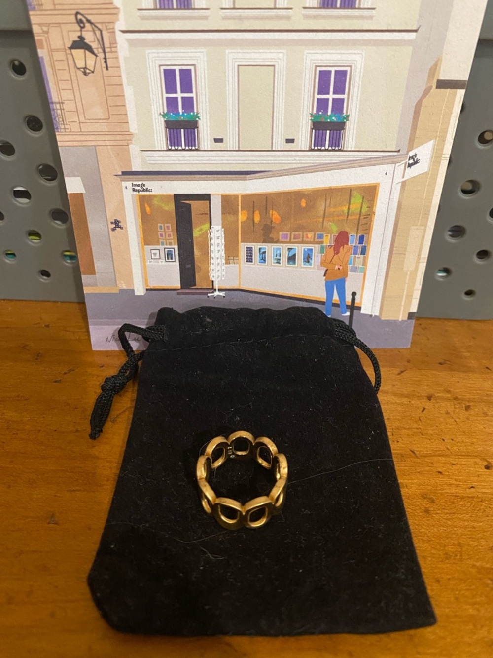 Dean Davidson Crosby Gold Link Ring - Bold Chunky Chain Style
